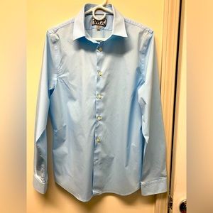 Express Men’s Fitted Button-Up Shirt